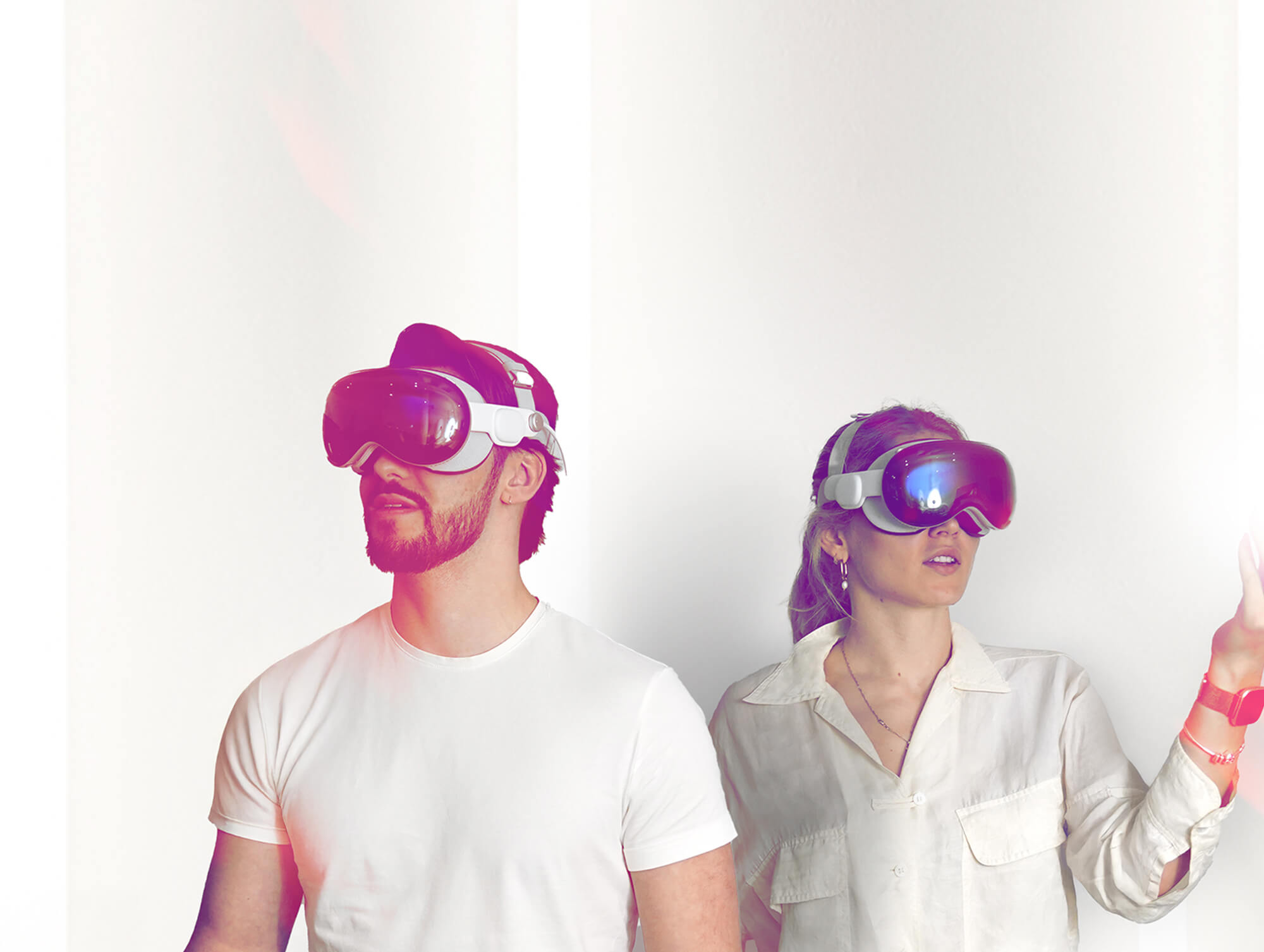 woman with eyephone